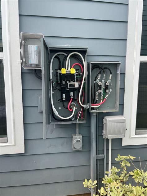 electrical box for exterior hvac|outside main electric power box.